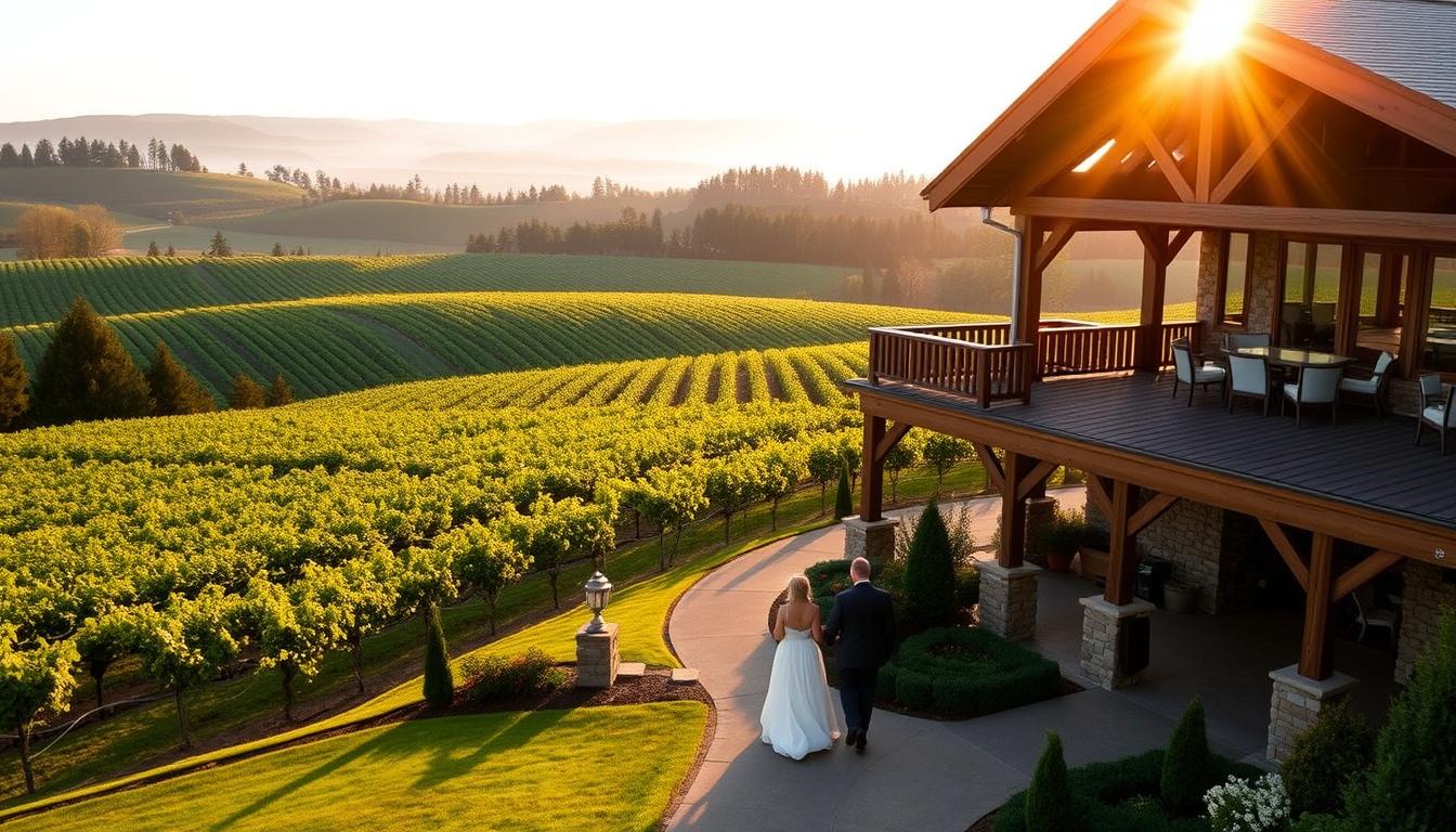 Oregon vineyard wedding venues