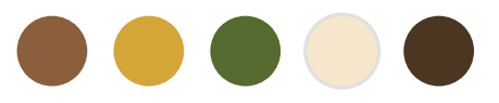 Evermore era wedding color palette