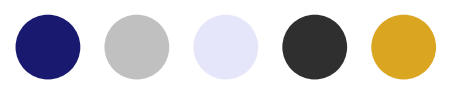 Midnights era wedding color palette