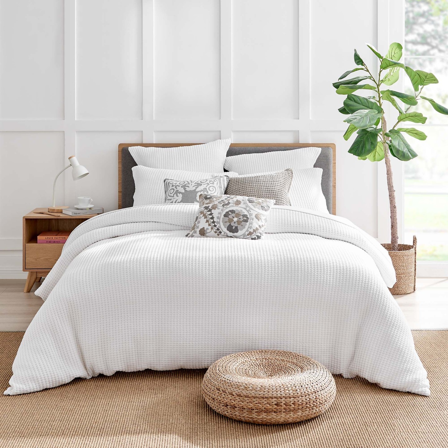 Levtex Mills Waffle Duvet 3-Piece Set